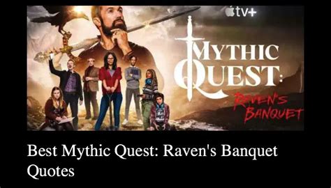 20 Best Mythic Quest: Raven’s Banquet Quotes : r/MythicQuest.
